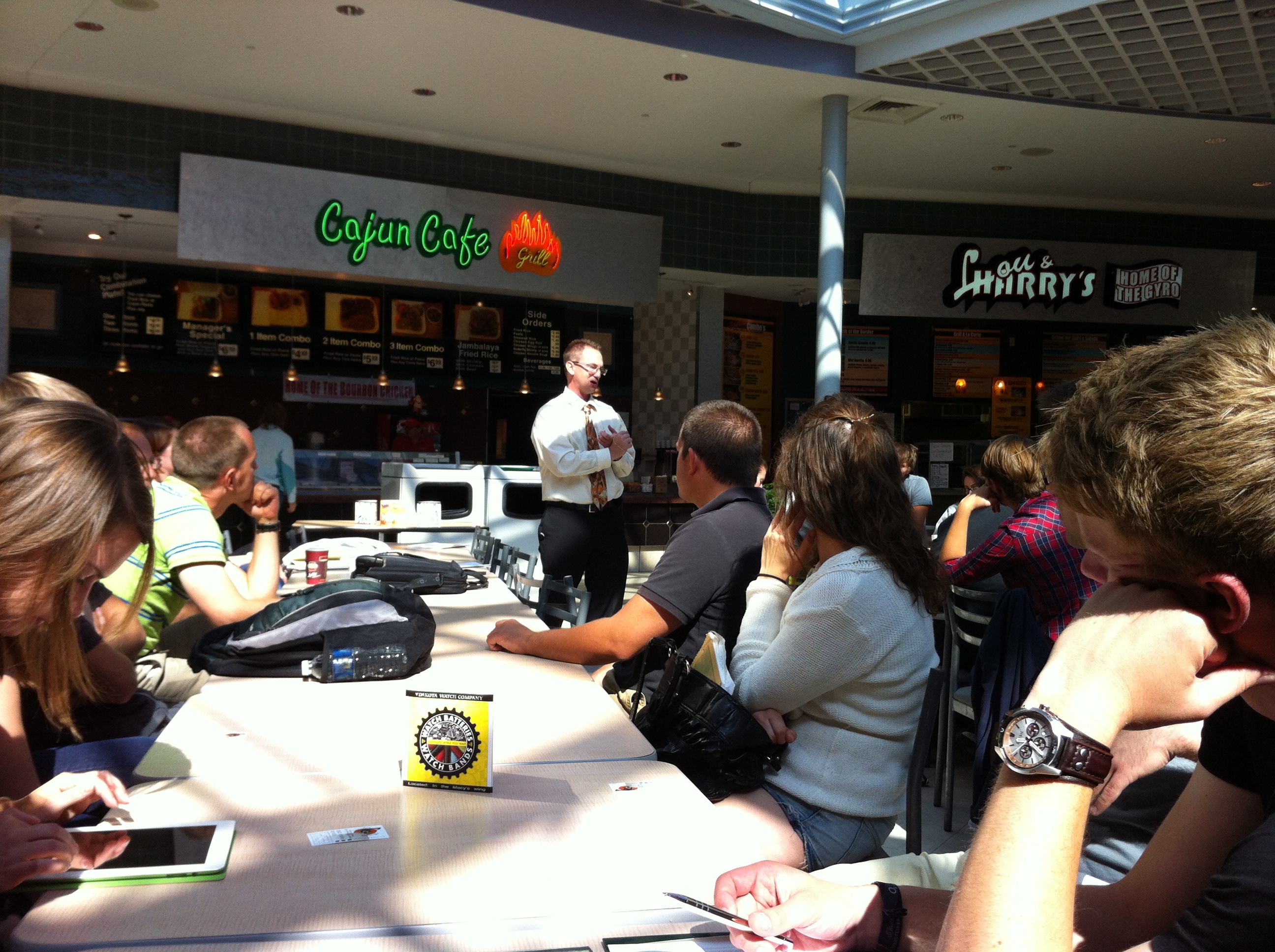 Students on site visit